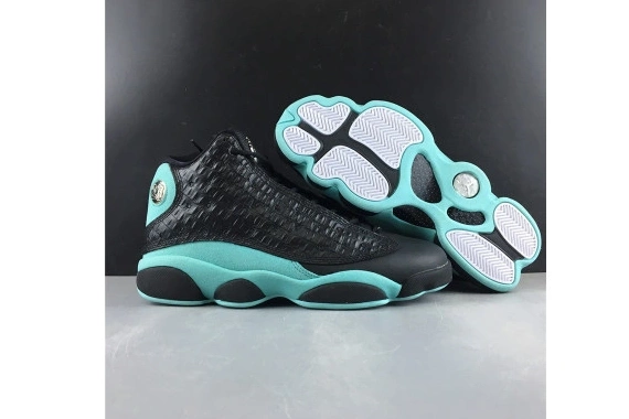 BLACK AllSeason 414571-030 ISLAND JORDAN 414571-030 RETRO 13 714 AIR GREEN 0608